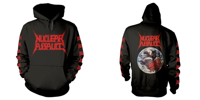 Sweat-shirt à capuche  de Nuclear Assault - Handle with care - S à 3XL - pour Homme - noir - Nuclear Assault