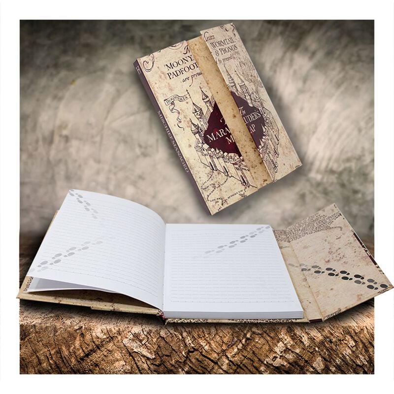 Carnet de notes  de Harry Potter - La Carte Du Maraudeur - pour Indifférent - multicolore - Harry Potter