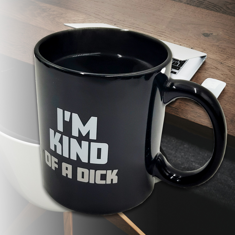 Mug  de Mad Monkey - Kind of a Dick - pour Indifférent - multicolore - Mad Monkey - View 2