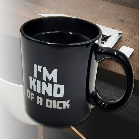 Mug  de Mad Monkey - Kind of a Dick - pour Indifférent - multicolore - Mad Monkey - View 2