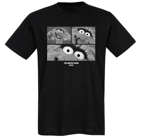 T-Shirt Manches courtes Disney de Les Muppets - Animal Zoom - M à 3XL - pour Unisexe - noir - Les Muppets