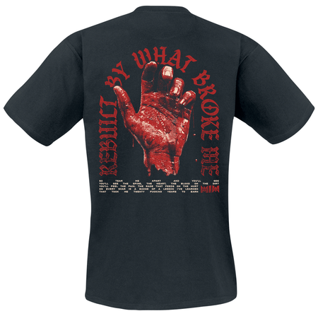 T-Shirt Manches courtes  de Motionless In White - Hand - S à 5XL - pour Homme - noir - Motionless In White - View 2
