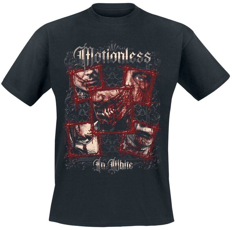 T-Shirt Manches courtes  de Motionless In White - Torn By Time - S à 5XL - pour Homme - noir - Motionless In White