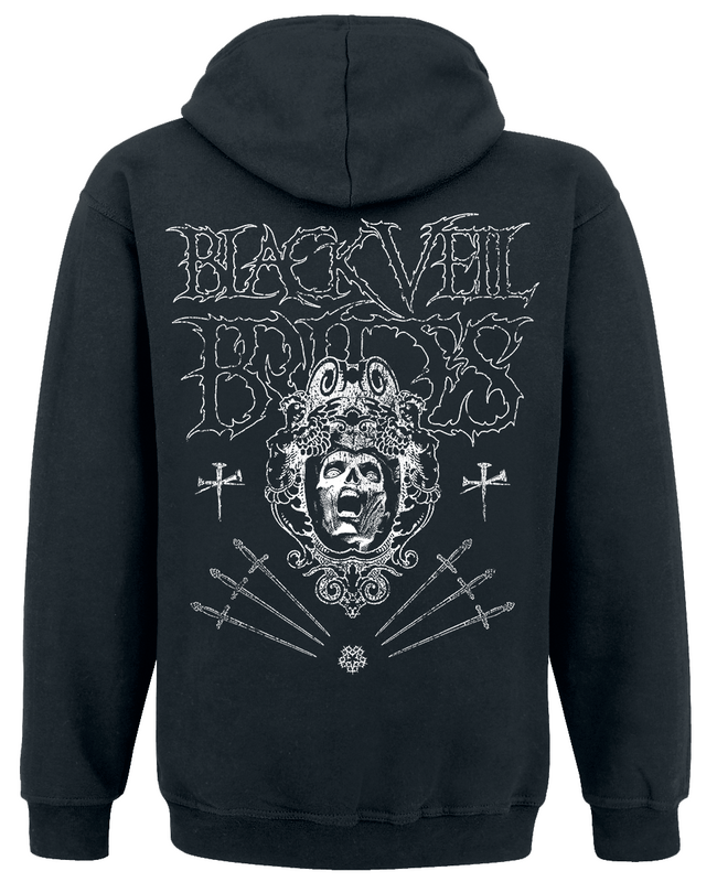 Sweat-shirt à capuche  de Black Veil Brides - Dagger - S à 5XL - pour Homme - noir - Black Veil Brides - View 2