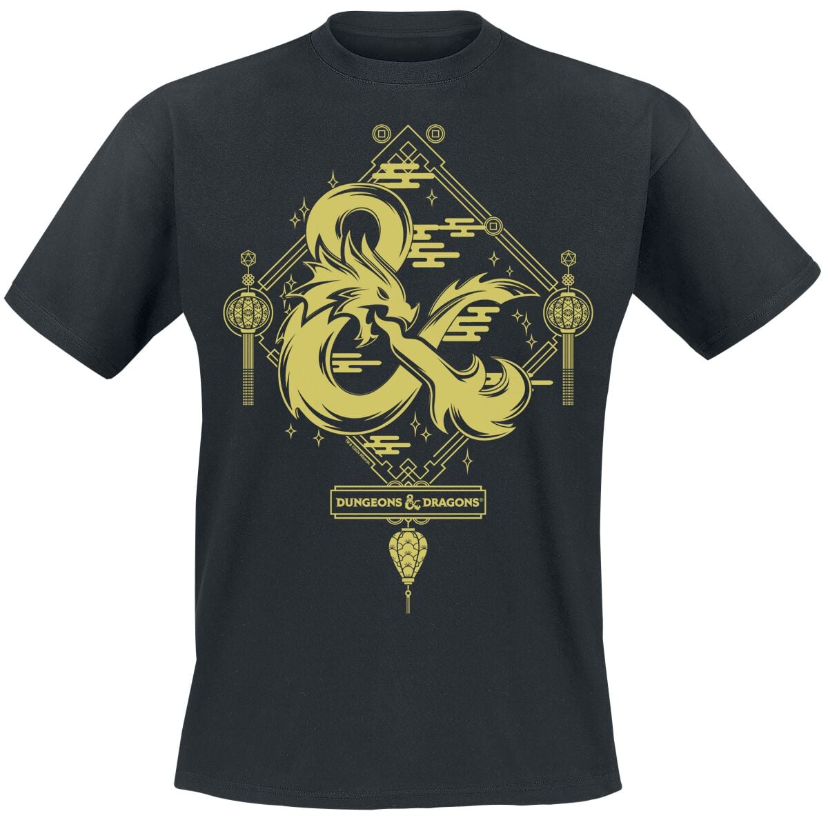 T-Shirt Manches courtes Gaming de Donjons & Dragons - Year of the Dragon - S à XXL - pour Homme - noir - Donjons & Dragons