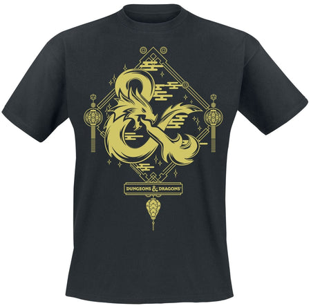 T-Shirt Manches courtes Gaming de Donjons & Dragons - Year of the Dragon - S à XXL - pour Homme - noir - Donjons & Dragons