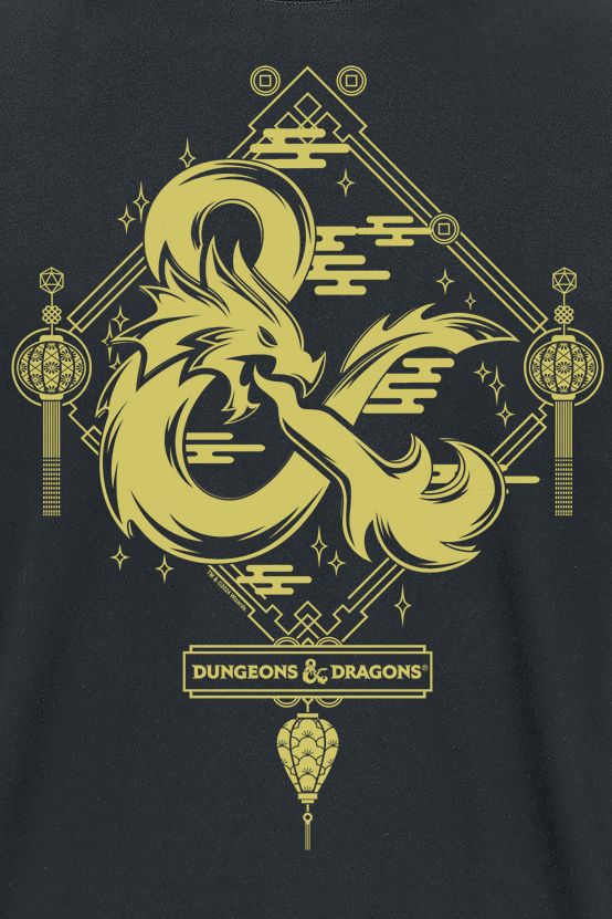 T-Shirt Manches courtes Gaming de Donjons & Dragons - Year of the Dragon - S à XXL - pour Homme - noir - Donjons & Dragons - View 2