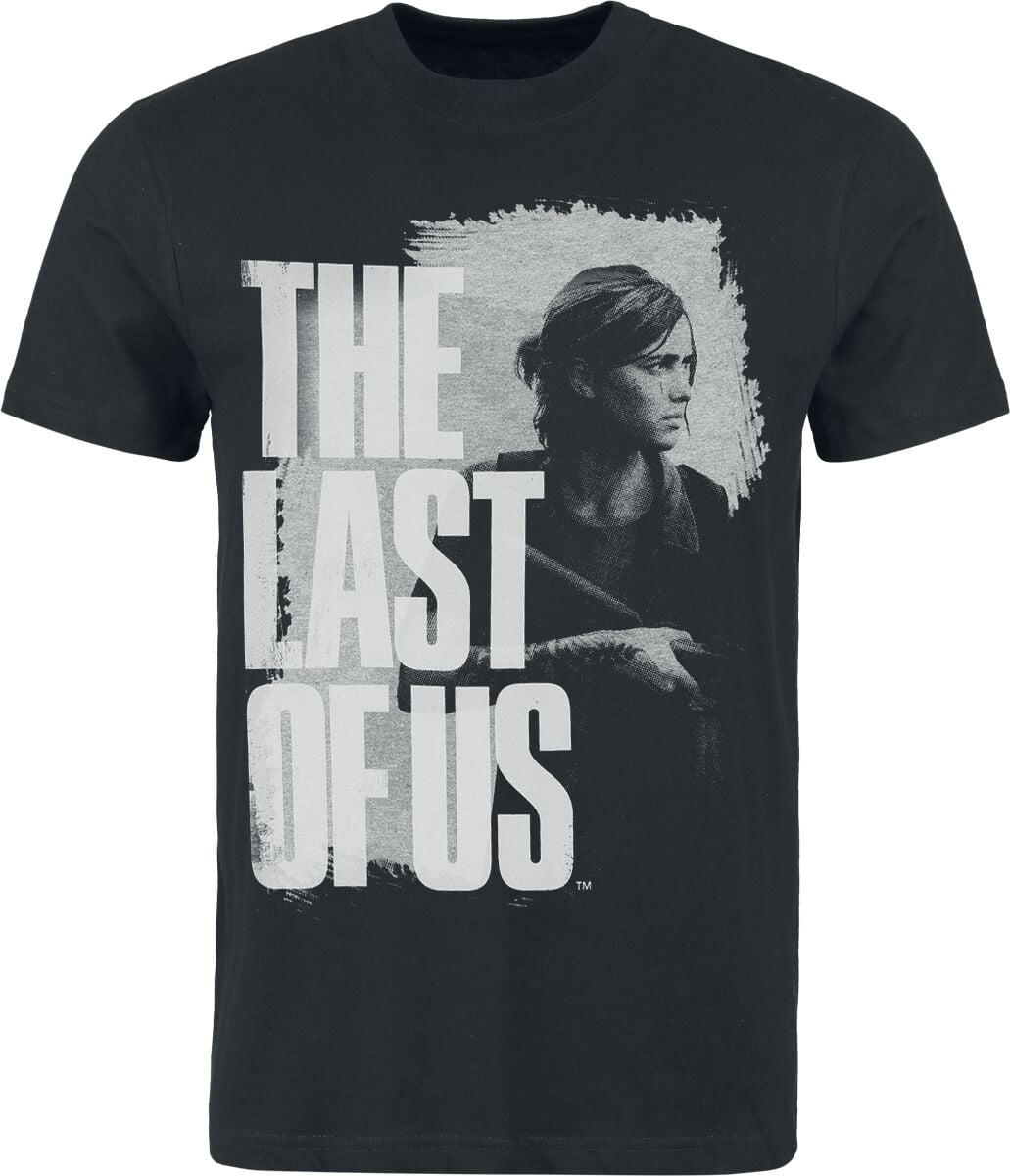 T-Shirt Manches courtes Gaming de The Last Of Us - Ellie - S à XXL - pour Homme - noir - The Last Of Us