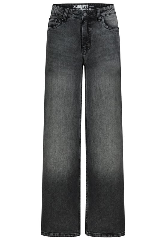 Jean  de Sublevel - JEAN AMPLE - S à XXL - pour Femme - gris - Sublevel