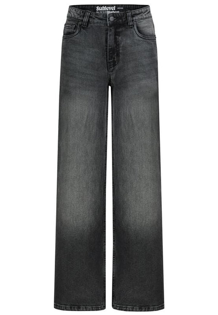 Jean  de Sublevel - JEAN AMPLE - S à XXL - pour Femme - gris - Sublevel