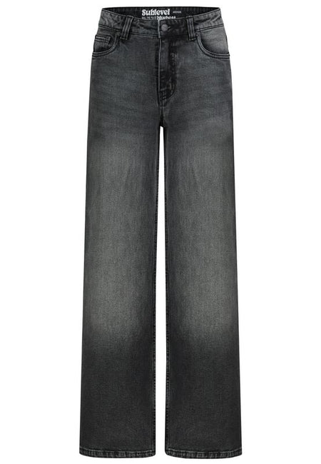 Jean  de Sublevel - JEAN AMPLE - S à XXL - pour Femme - gris - Sublevel