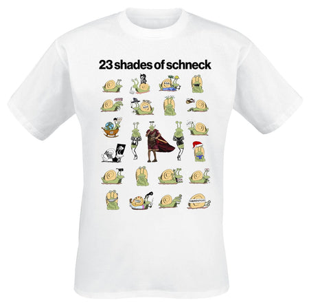 T-Shirt Manches courtes  de Die Ärzte - 23 Shades Of Schneck - S à 3XL - pour Homme - blanc - Die Ärzte