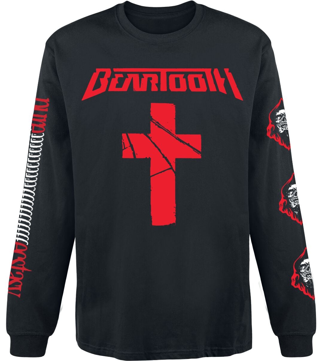 T-shirt manches longues  de Beartooth - Pure Ecstasy - S à XXL - pour Homme - noir - Beartooth