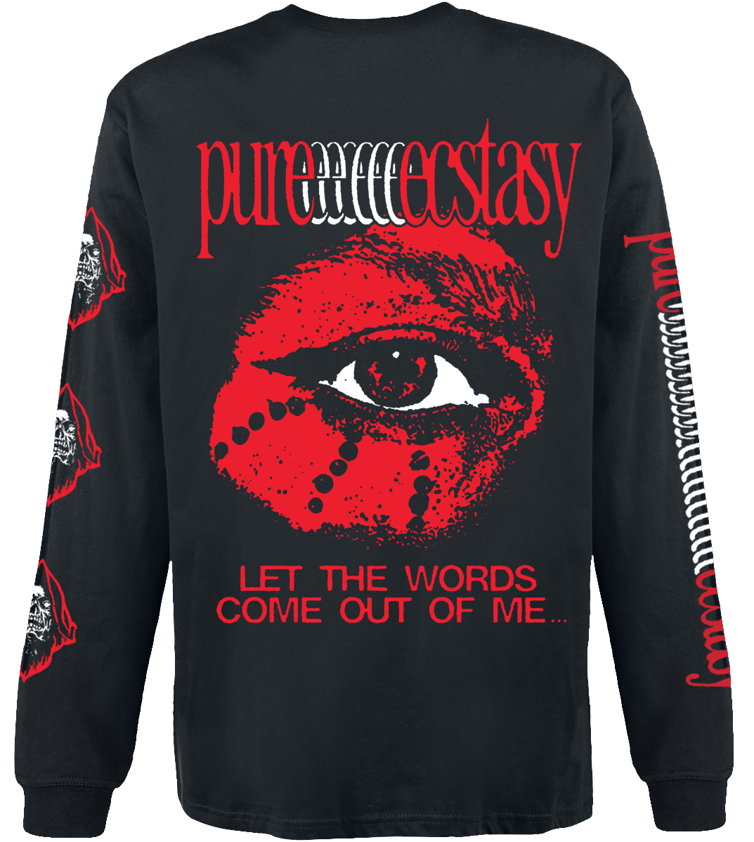 T-shirt manches longues  de Beartooth - Pure Ecstasy - S à XXL - pour Homme - noir - Beartooth - View 2