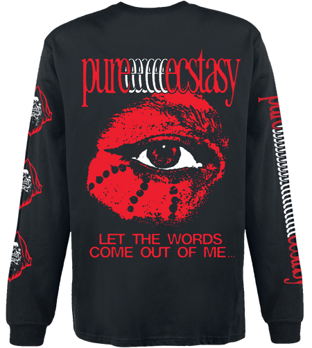 T-shirt manches longues  de Beartooth - Pure Ecstasy - S à XXL - pour Homme - noir - Beartooth - View 2