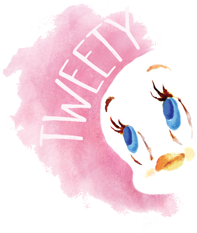 T-Shirt Manches courtes  de Looney Tunes - Titi - S à 3XL - pour Femme - rose clair - Looney Tunes - View 2