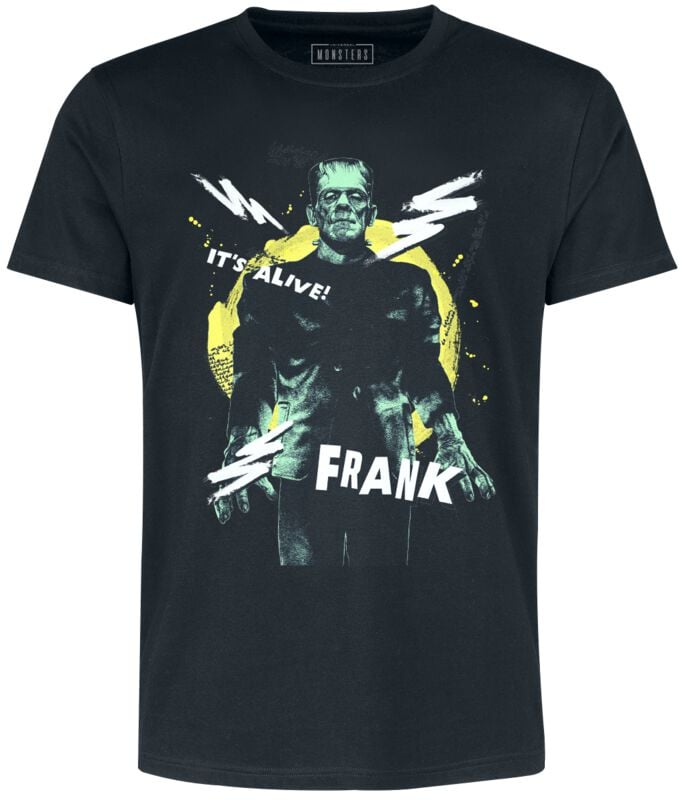 T-Shirt Manches courtes  de Monstres Universels - Frankenstein - It´s Alive - S à 5XL - pour Homme - noir - Monstres Universels