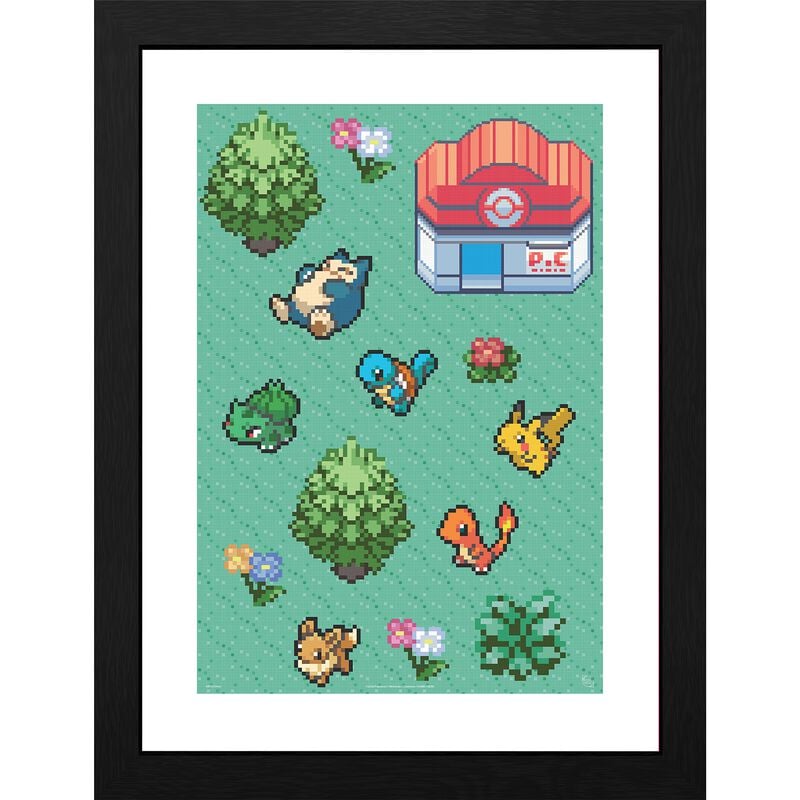 Poster Gaming de Pokémon - Pixel Art - pour Unisexe - multicolore - Pokémon