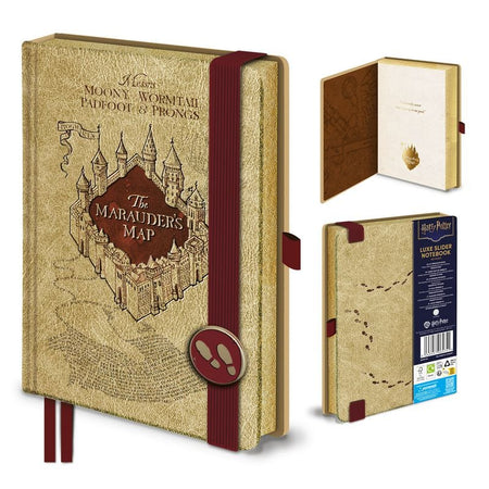 Carnet de notes  de Harry Potter - Marauder's Map Luxe Slider - pour Indifférent - multicolore - Harry Potter