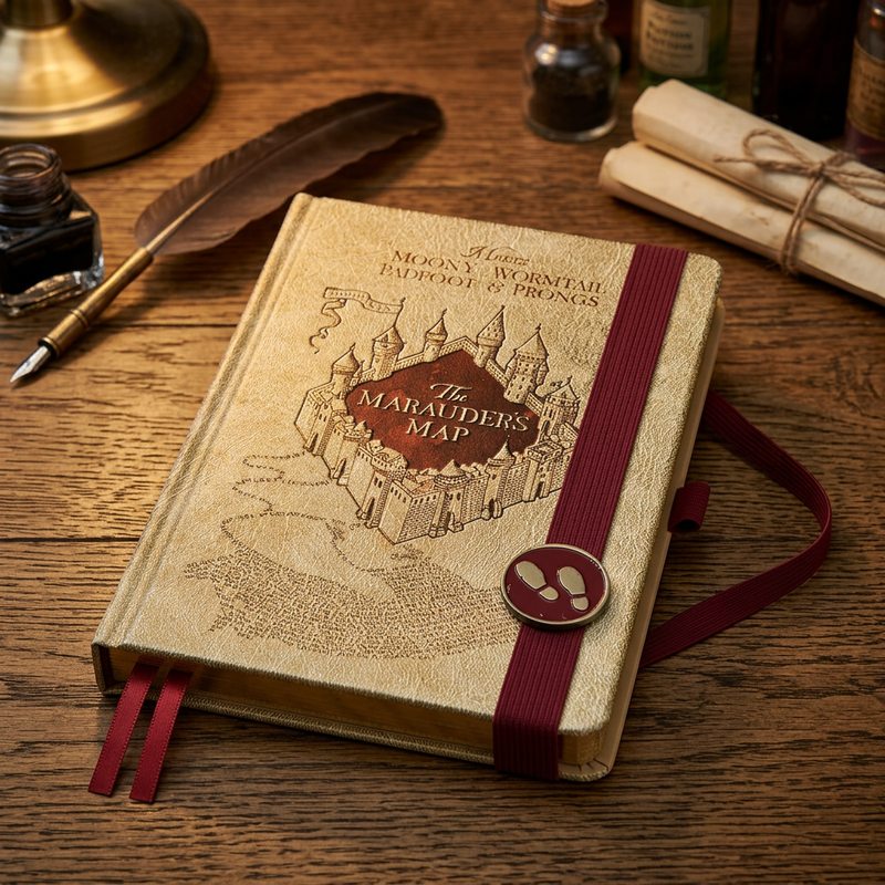 Carnet de notes  de Harry Potter - Marauder's Map Luxe Slider - pour Indifférent - multicolore - Harry Potter - View 2