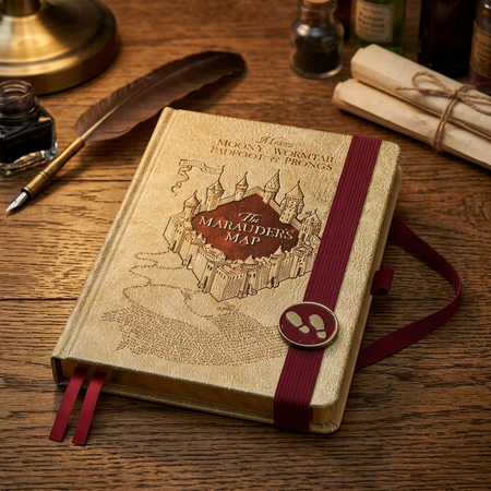 Carnet de notes  de Harry Potter - Marauder's Map Luxe Slider - pour Indifférent - multicolore - Harry Potter - View 2