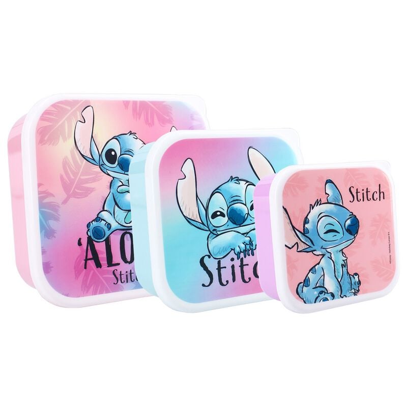 Boîte de rangement Disney de Lilo & Stitch - Stitch (Lot de 3) - pour Indifférent - multicolore - Lilo & Stitch