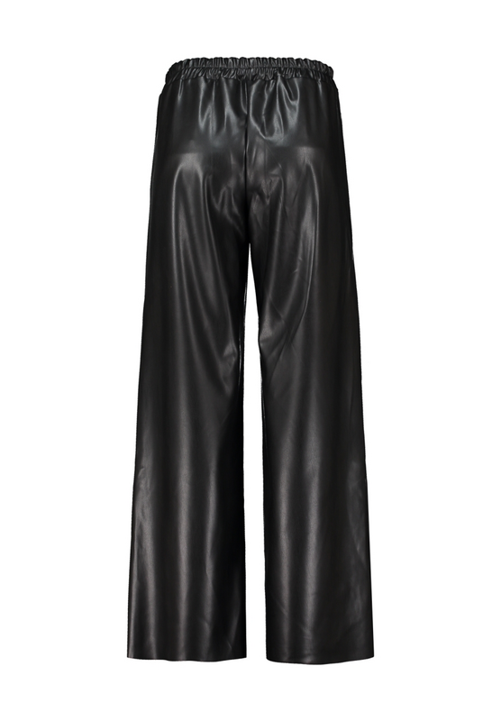 Pantalon imitation cuir  de Hailys - LG P TR Si44nda - XS à XXL - pour Femme - noir - Hailys - View 2