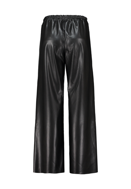 Pantalon imitation cuir  de Hailys - LG P TR Si44nda - XS à XXL - pour Femme - noir - Hailys - View 2