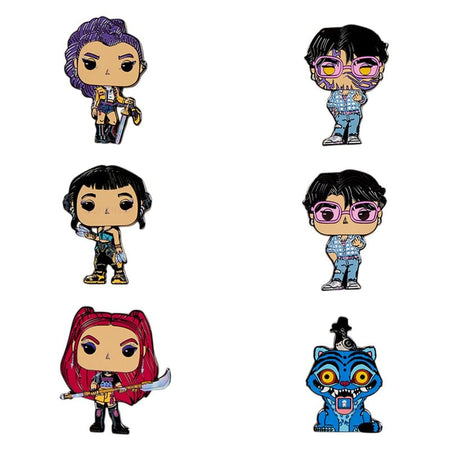 Pin's  de KPop Demon Hunters - Loungefly - Pin's Mystère - pour Indifférent - multicolore - KPop Demon Hunters