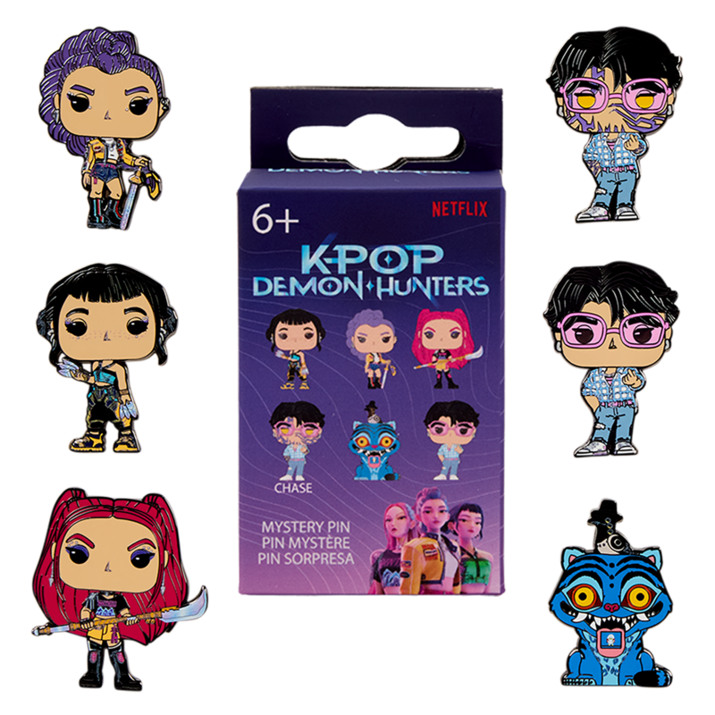 Pin's  de KPop Demon Hunters - Loungefly - Pin's Mystère - pour Indifférent - multicolore - KPop Demon Hunters - View 2