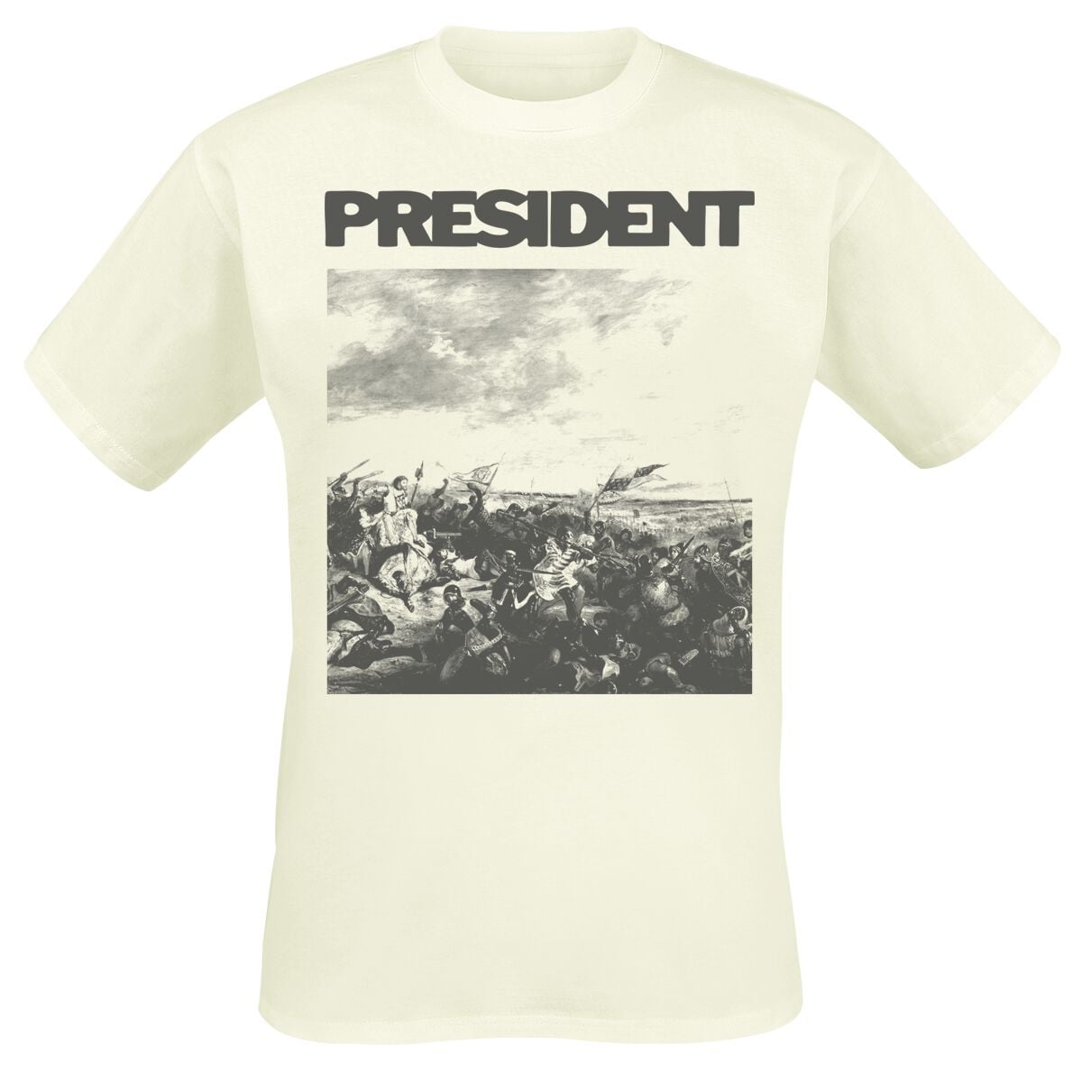T-Shirt Manches courtes  de President - Blood Of Your Empire Square - S à 3XL - pour Homme - blanc - President