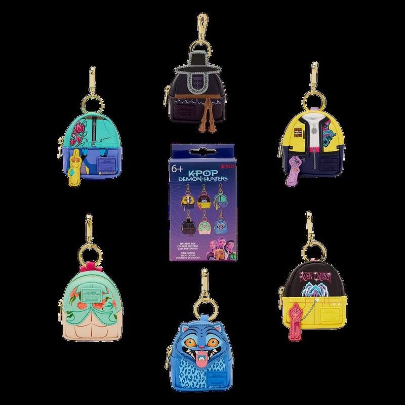 Pendentif sac à dos  de KPop Demon Hunters - Loungefly - Mini Sac Mystère - pour Indifférent - multicolore - KPop Demon Hunters