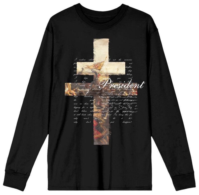 T-shirt manches longues  de President - Blood Of Your Empire - S à 3XL - pour Homme - noir - President