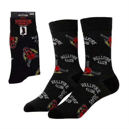 Chaussettes  de Stranger Things - Hellfire Club - Standard - pour Unisexe - noir - Stranger Things