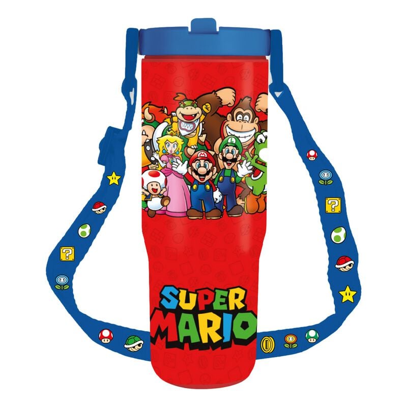 Gourde Gaming de Super Mario - Super Mario Pitcher With Strap - pour Indifférent - multicolore - Super Mario