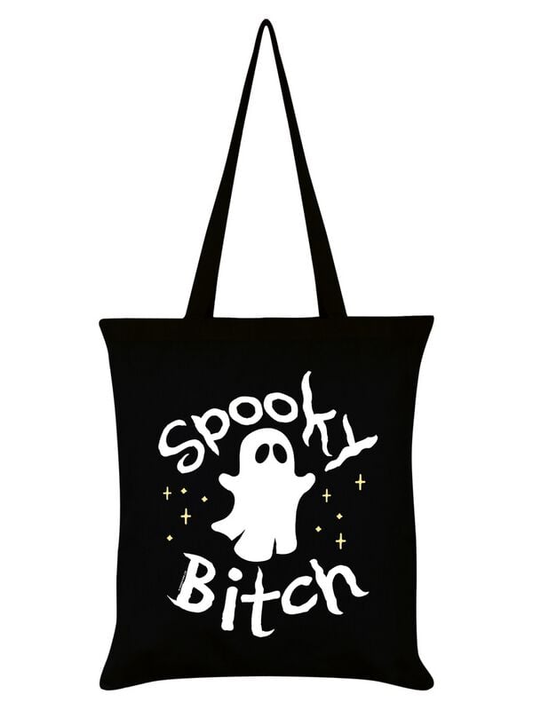 Sac En Tissu Fun de Halloween (Fun) - Spooky Bitch - pour Unisexe - noir - Halloween (Fun)