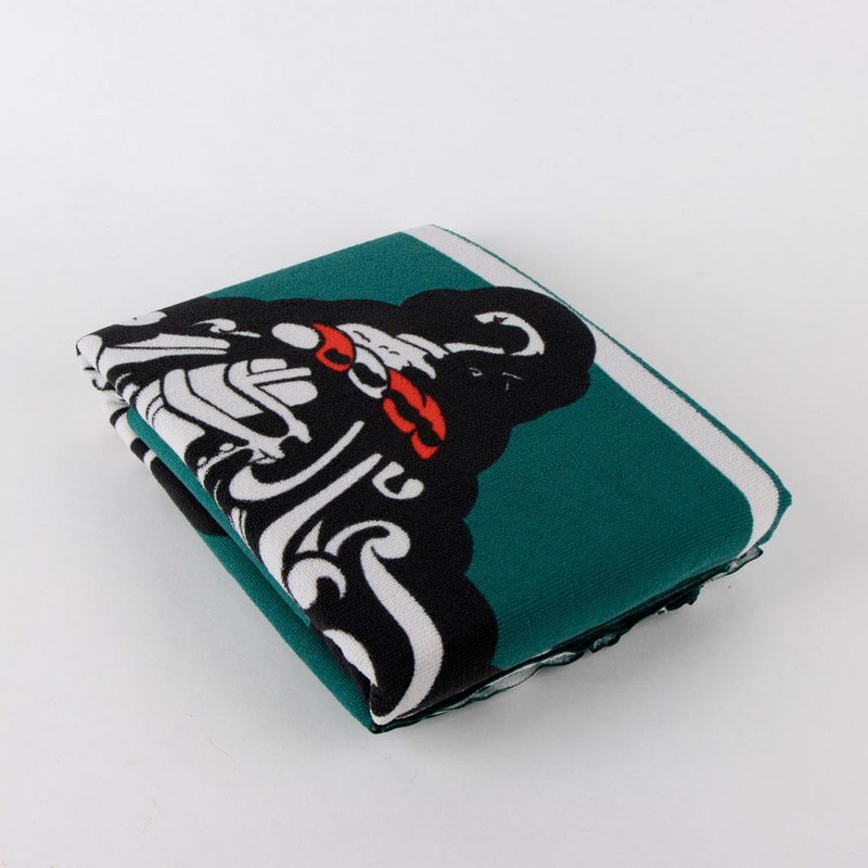 Serviette de bain  de Harry Potter - Slytherin - House Crest - pour Indifférent - multicolore - Harry Potter - View 2