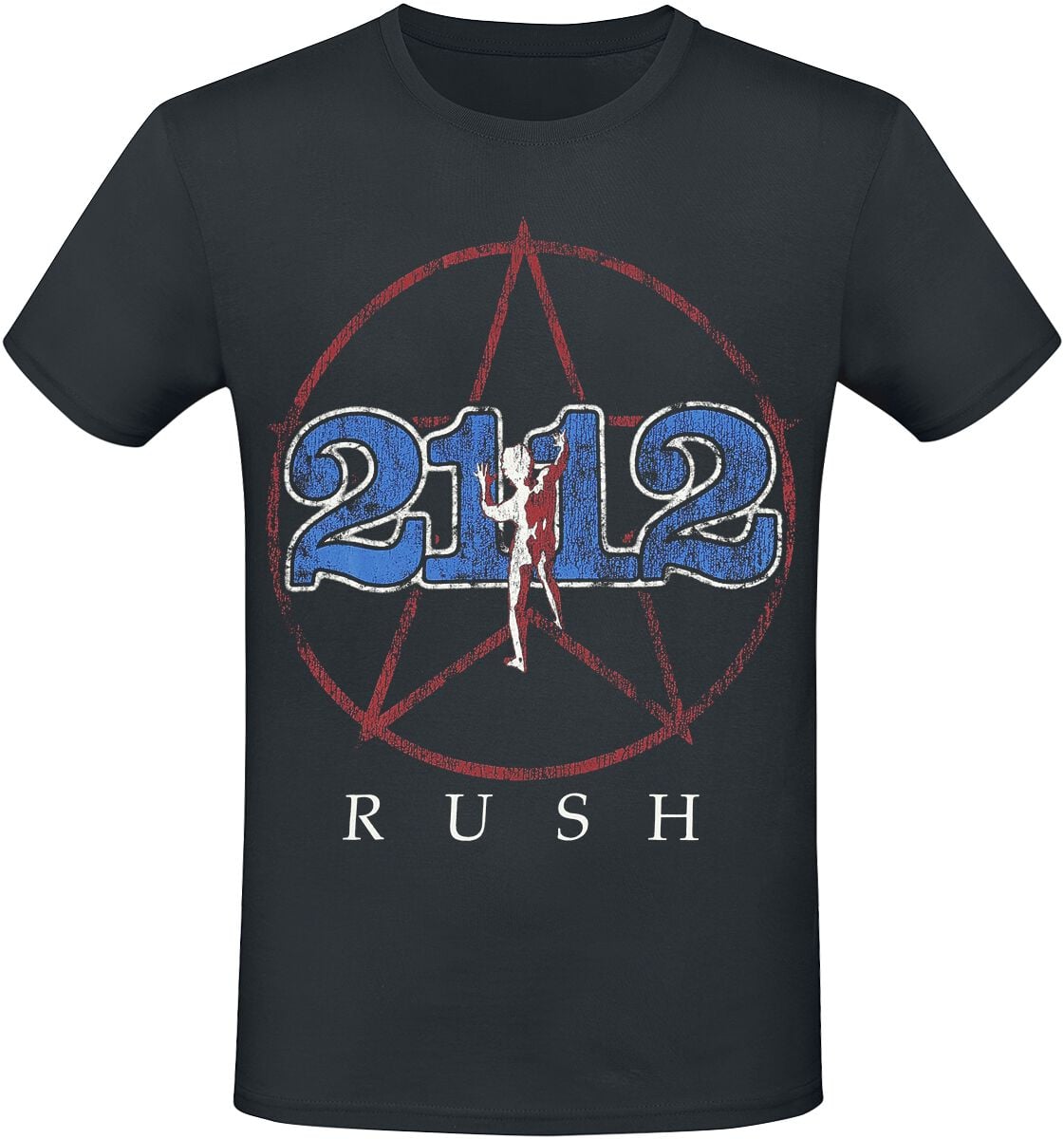 T-Shirt Manches courtes  de Rush - 2112 Album - S à 3XL - pour Homme - noir - Rush