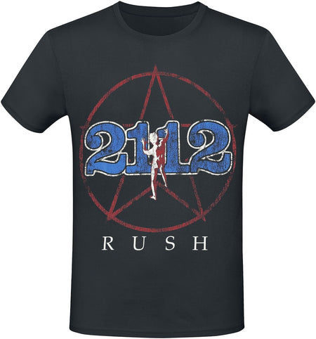 T-Shirt Manches courtes  de Rush - 2112 Album - S à 3XL - pour Homme - noir - Rush