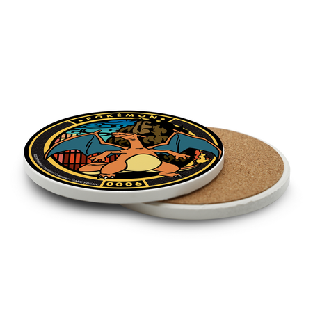 Sous-verres Gaming de Pokémon - Dracaufeu - pour Indifférent - multicolore - Pokémon - View 2