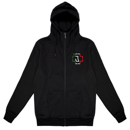Sweat-shirt zippé à capuche  de Rammstein - Live in Mexico City - S à 3XL - pour Homme - noir - Rammstein