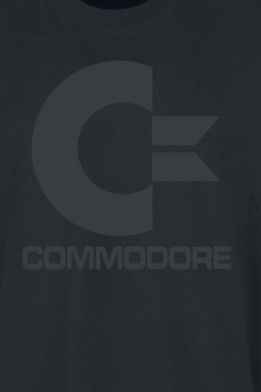 T-Shirt Oversize Gaming de Commodore 64 - Commodore - Oversize - S à 3XL - pour Homme - noir - Commodore 64 - View 2