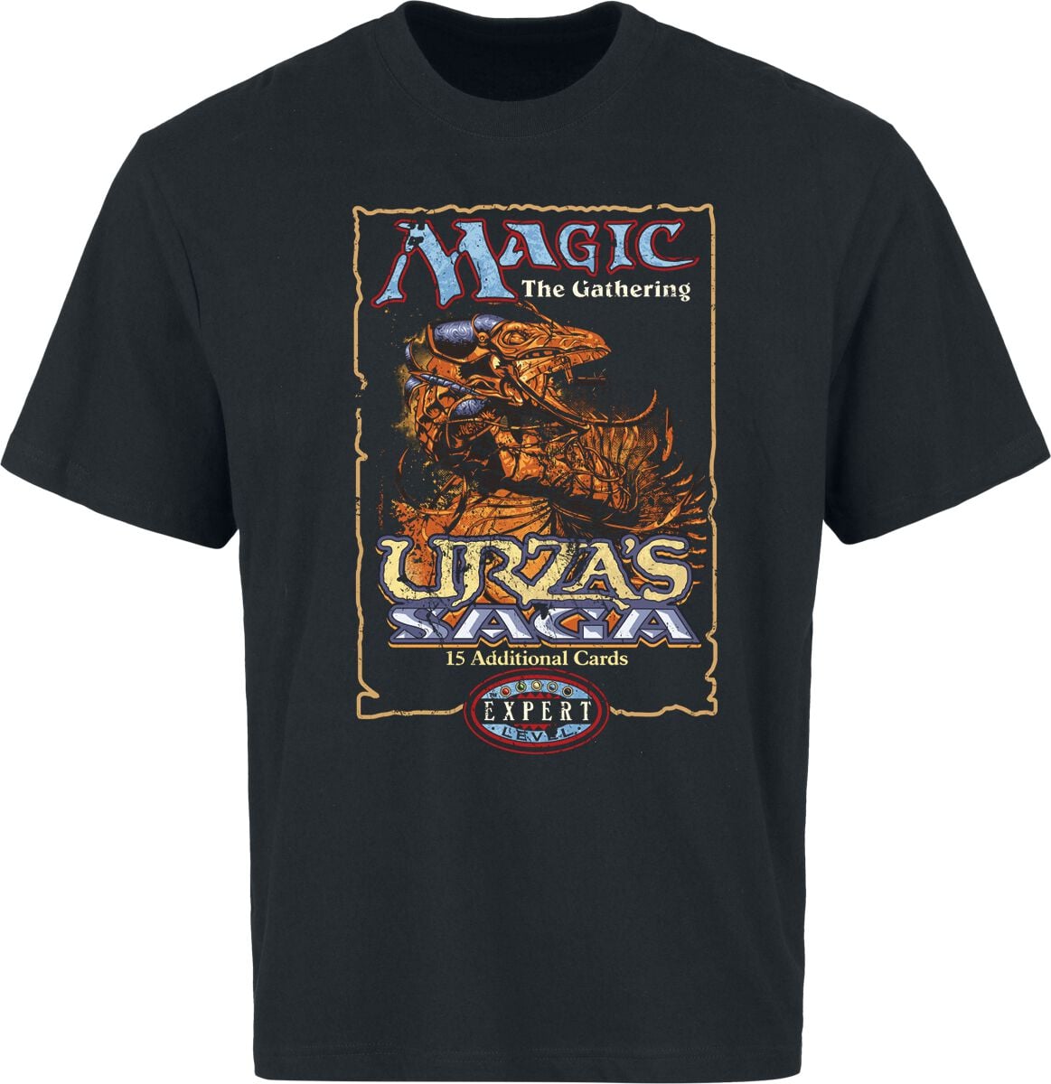T-Shirt Oversize Gaming de Magic: The Gathering - Dragon - Oversize - S à 3XL - pour Homme - noir - Magic: The Gathering