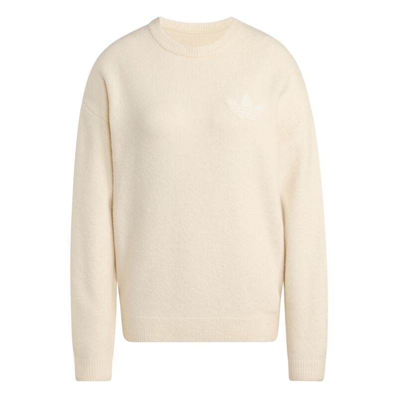 Pull tricoté  de Adidas - ADIDAS ORIGINALS ATHL DEPT KNITTED SWEATER - S à XL - pour Femme - crème - Adidas