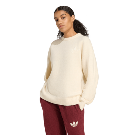 Pull tricoté  de Adidas - ADIDAS ORIGINALS ATHL DEPT KNITTED SWEATER - S à XL - pour Femme - crème - Adidas - View 2