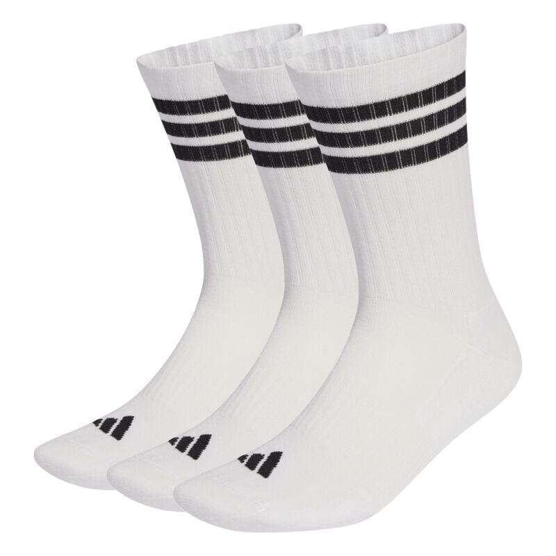 Chaussettes  de Adidas - 3-Stripes rembourrées (Lot de 3) - S à XL - pour Unisexe - blanc - Adidas
