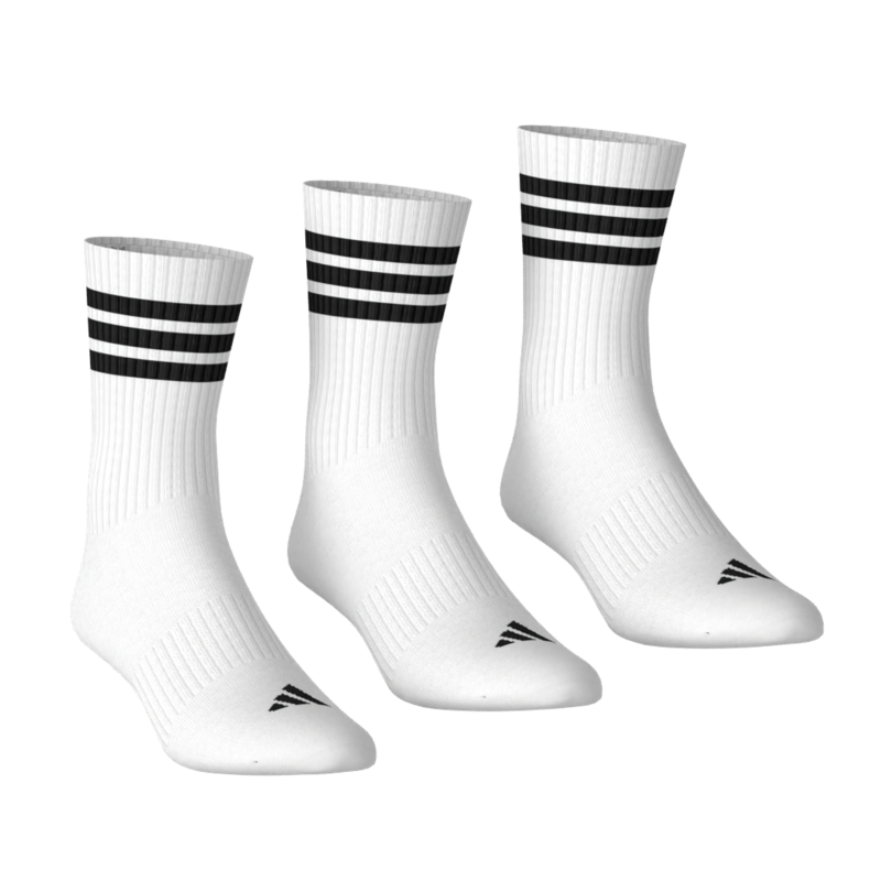 Chaussettes  de Adidas - 3-Stripes rembourrées (Lot de 3) - S à XL - pour Unisexe - blanc - Adidas - View 2
