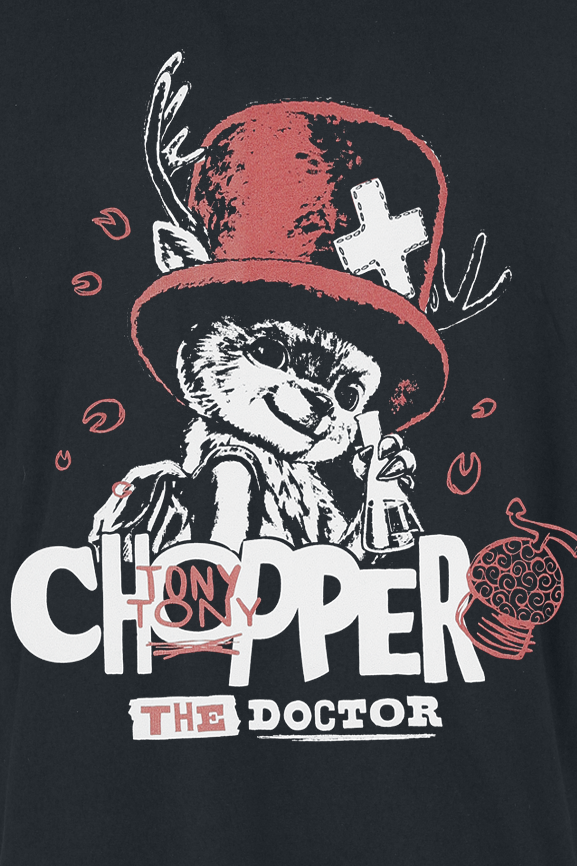 T-Shirt Oversize  de One Piece - Chopper - S à XXL - pour Homme - noir - One Piece - View 2