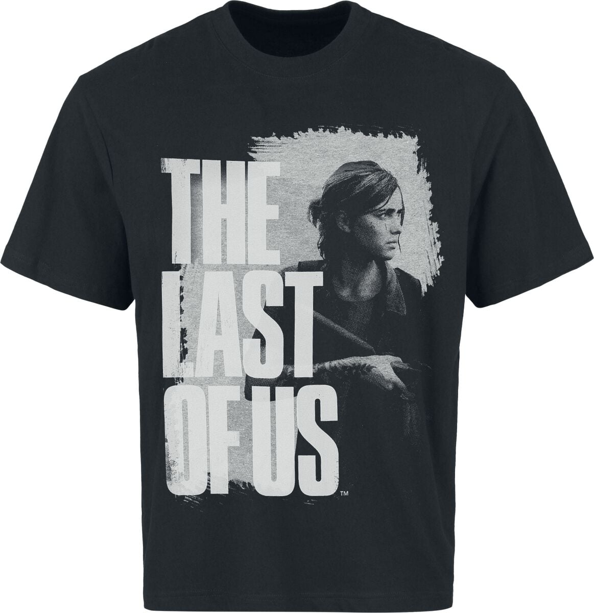 T-Shirt Oversize Gaming de The Last Of Us - Ellie - S à XXL - pour Homme - noir - The Last Of Us