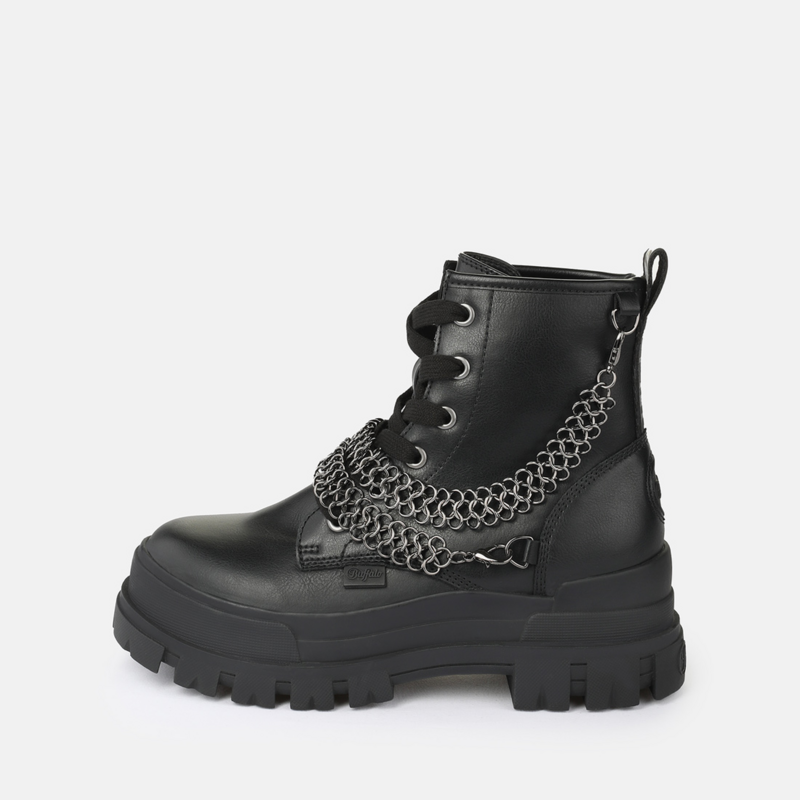 Bottes  de Buffalo - ASPHA RLD CHAIN - VEGAN NAPPA - BLACK - EU38 - pour Femme - noir - Buffalo - View 2